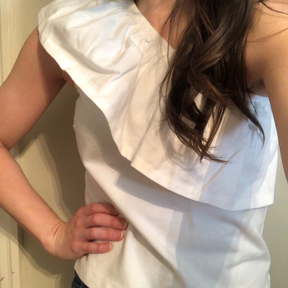 One Shoulder J. Crew Top